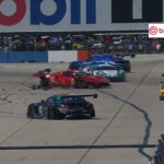 12H Sebring : grosse sortie de piste de la Corvette n°81 DragonSpeed