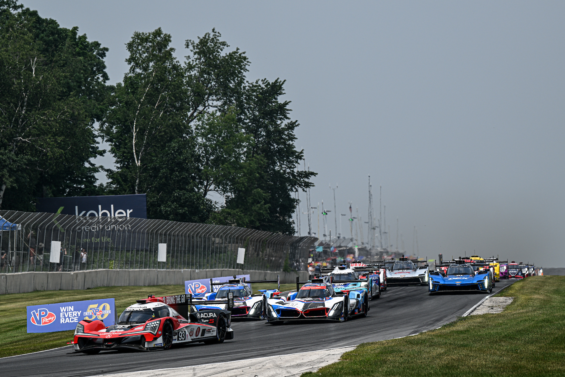 #93: Acura Meyer Shank Racing w/Curb Agajanian, Acura ARX-06, GTP: Renger van der Zande, Nick Yelloly, Start, GTP